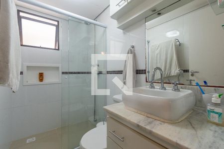 Banheiro da Suíte de apartamento à venda com 3 quartos, 95m² em Vila Mascote, São Paulo