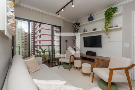 Sala de apartamento à venda com 3 quartos, 95m² em Vila Mascote, São Paulo