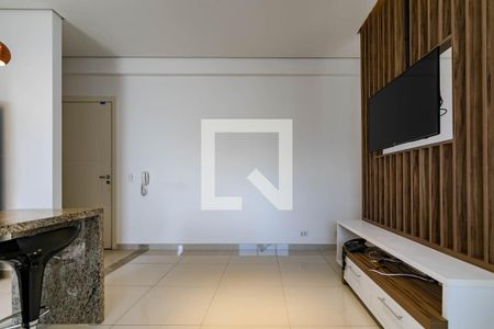 Sala - Tv de kitnet/studio para alugar com 1 quarto, 42m² em Vila Oliveira, Mogi das Cruzes