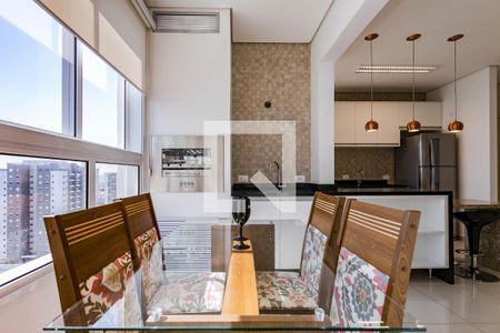 Varanda gourmet de kitnet/studio para alugar com 1 quarto, 42m² em Vila Oliveira, Mogi das Cruzes