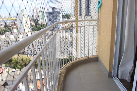 Varanda da sala de apartamento à venda com 2 quartos, 69m² em Vila Nossa Senhora de Fátima, Guarulhos