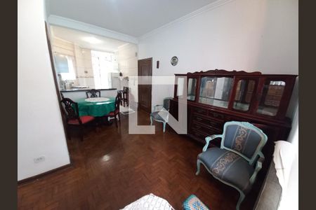 Sala de apartamento para alugar com 1 quarto, 68m² em Itararé, São Vicente