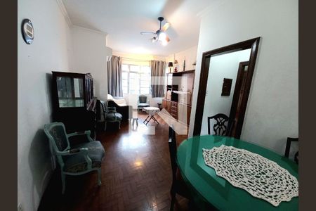 Sala de apartamento para alugar com 1 quarto, 68m² em Itararé, São Vicente