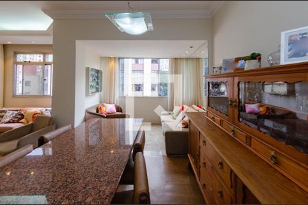 Sala de apartamento à venda com 3 quartos, 110m² em Buritis, Belo Horizonte