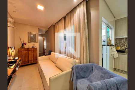 Sala de apartamento à venda com 2 quartos, 60m² em Vila Camilópolis, Santo André