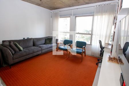 Sala de apartamento para alugar com 2 quartos, 70m² em Panamby, São Paulo