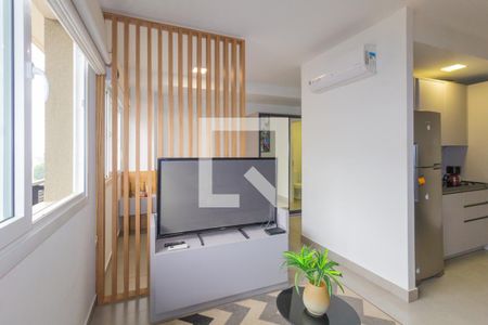 Sala de apartamento para alugar com 1 quarto, 40m² em Marechal Rondon, Canoas