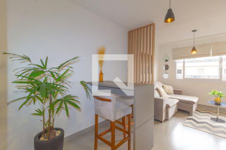 Cozinha de apartamento para alugar com 1 quarto, 40m² em Marechal Rondon, Canoas