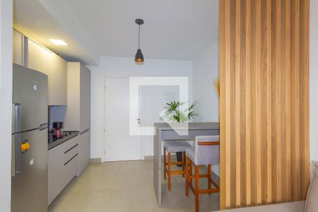 Cozinha de apartamento para alugar com 1 quarto, 40m² em Marechal Rondon, Canoas