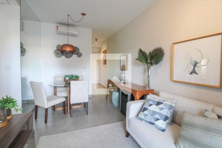 Sala de apartamento para alugar com 2 quartos, 58m² em Vila Itapura, Campinas