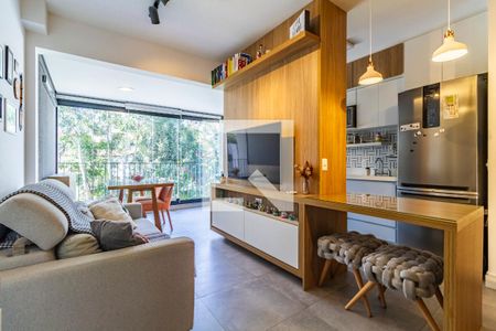 Sala de apartamento à venda com 2 quartos, 58m² em Pinheiros, São Paulo