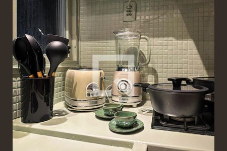 Detalhe da cozinha  de apartamento à venda com 1 quarto, 50m² em Leblon, Rio de Janeiro