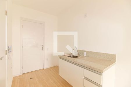 Studio/Cozinha de kitnet/studio para alugar com 1 quarto, 28m² em Chácara Seis de Outubro, São Paulo