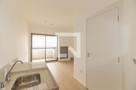 Studio/Cozinha de kitnet/studio para alugar com 1 quarto, 28m² em Chácara Seis de Outubro, São Paulo