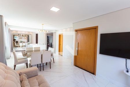 Sala de apartamento à venda com 3 quartos, 116m² em Ipiranga, Belo Horizonte