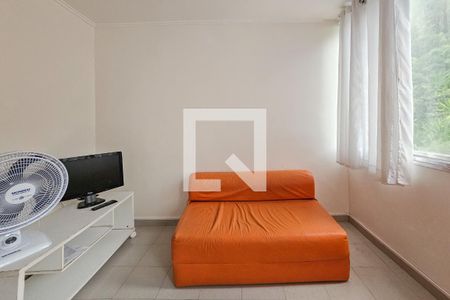 Sala de apartamento para alugar com 1 quarto, 60m² em Jardim Asturias, Guarujá