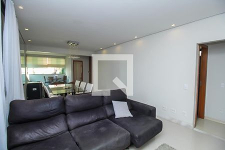 Sala de apartamento à venda com 3 quartos, 140m² em Carmo/sion, Belo Horizonte