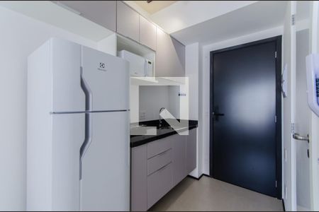 Cozinha de kitnet/studio para alugar com 1 quarto, 20m² em Vila Clementino, São Paulo