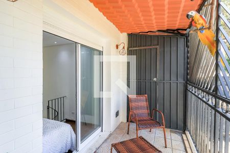 Varanda do Quarto de casa para alugar com 1 quarto, 36m² em Campo Belo, São Paulo