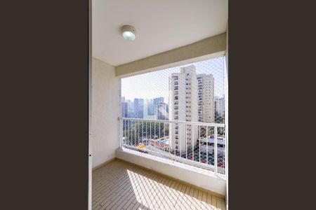 Varanda/Sala de apartamento à venda com 1 quarto, 38m² em Super Quadra Morumbi, São Paulo