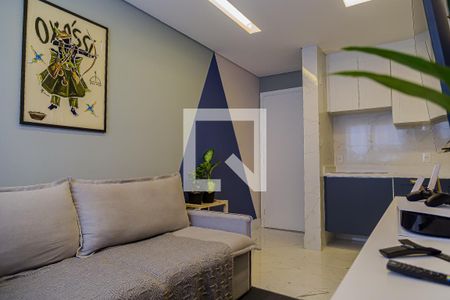 Sala de apartamento para alugar com 1 quarto, 36m² em Americanópolis, São Paulo