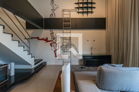 Sala de apartamento à venda com 1 quarto, 78m² em Alphaville Conde Ii, Barueri