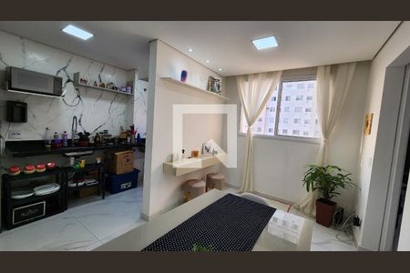 Sala de apartamento para alugar com 2 quartos, 45m² em Castelo, Santos