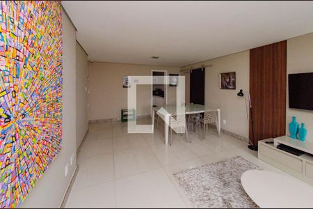 Sala de apartamento à venda com 4 quartos, 110m² em Buritis, Belo Horizonte