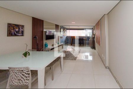 Sala de apartamento à venda com 4 quartos, 110m² em Buritis, Belo Horizonte