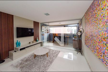 Sala de apartamento à venda com 4 quartos, 110m² em Buritis, Belo Horizonte