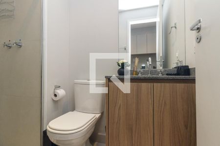 Banheiro de apartamento para alugar com 1 quarto, 24m² em Centro Histórico de São Paulo, São Paulo