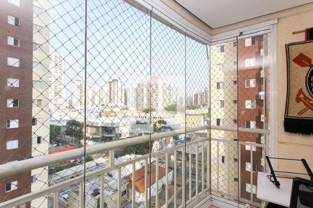 Varanda da Sala de apartamento à venda com 3 quartos, 76m² em Vila Gomes Cardim, São Paulo