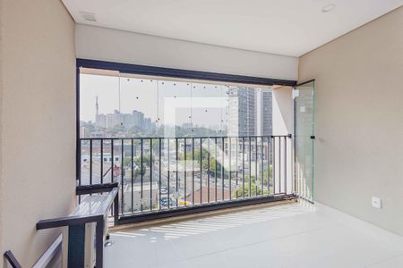 Varanda de kitnet/studio para alugar com 1 quarto, 28m² em Sumaré, São Paulo