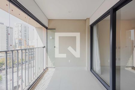 Varanda de kitnet/studio para alugar com 1 quarto, 28m² em Sumaré, São Paulo