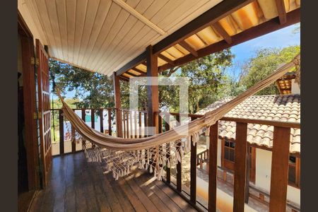 Varanda do quarto de casa de condomínio à venda com 3 quartos, 243m² em Retiro do Chale, Brumadinho