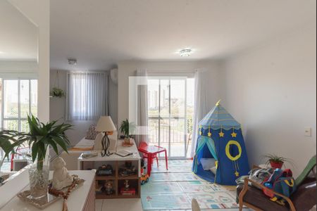 Sala de apartamento à venda com 2 quartos, 66m² em Vila Satúrnia, Campinas