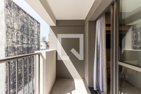 Varanda de kitnet/studio para alugar com 1 quarto, 24m² em Consolação, São Paulo