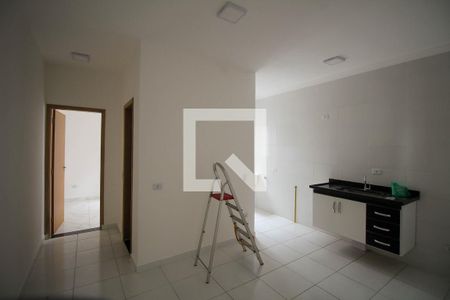 Sala/Cozinha de apartamento à venda com 1 quarto, 28m² em Quinta da Paineira, São Paulo