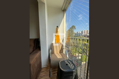 Sacada Sala de apartamento à venda com 3 quartos, 63m² em City América, São Paulo