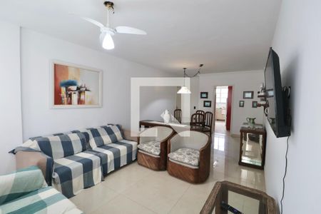 Sala de apartamento para alugar com 4 quartos, 130m² em Centro, Guarujá