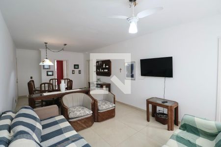 Sala de apartamento para alugar com 4 quartos, 130m² em Centro, Guarujá