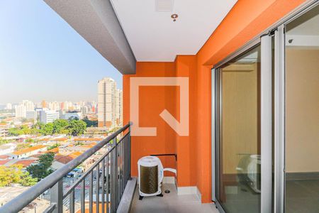 Varanda Studio de kitnet/studio para alugar com 1 quarto, 27m² em Santo Amaro, São Paulo