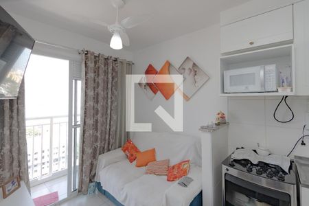 Sala/ Cozinha de apartamento à venda com 1 quarto, 30m² em Vila das Belezas, São Paulo