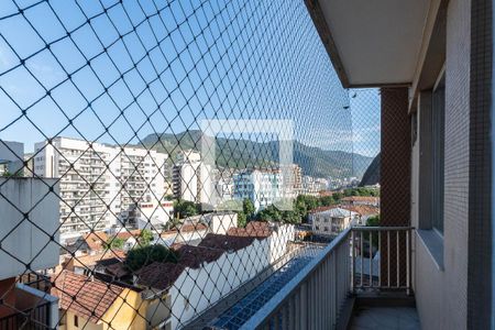 Varanda da Sala de apartamento à venda com 3 quartos, 106m² em Maracanã, Rio de Janeiro