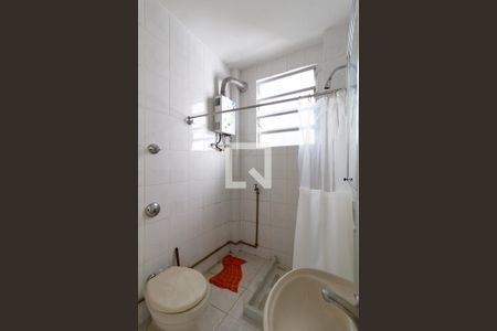 Detalhe do banheiro da suíte  de apartamento para alugar com 1 quarto, 30m² em Gávea, Rio de Janeiro