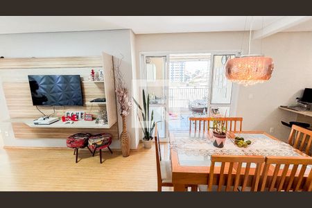 Sala - Sala de Jantar de apartamento à venda com 3 quartos, 86m² em Vila Valparaíso, Santo André