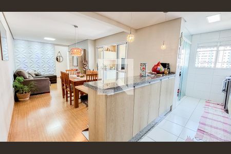 Sala - Sala de Jantar de apartamento à venda com 3 quartos, 86m² em Vila Valparaíso, Santo André