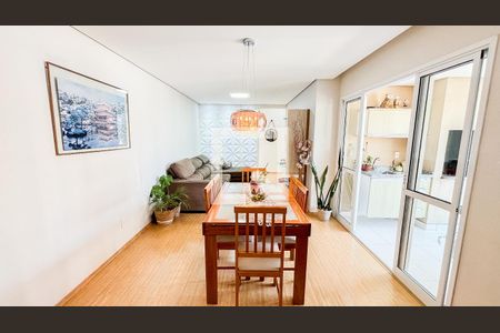 Sala - Sala de Jantar de apartamento à venda com 3 quartos, 86m² em Vila Valparaíso, Santo André