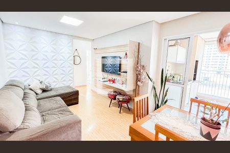 Sala - Sala de Jantar de apartamento à venda com 3 quartos, 86m² em Vila Valparaíso, Santo André