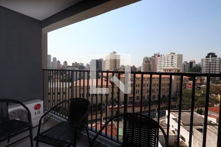 Varanda de kitnet/studio para alugar com 1 quarto, 22m² em Vila Mariana, São Paulo